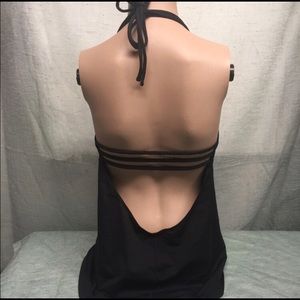 Lululemon Wandering Yogi Black Halter Top Size 8
